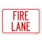 Signmission Fire Lane Supplementary Heavy-Gauge Aluminum Sign, 12" x 18", A-1218-23991 A-1218-23991 - alternate 1